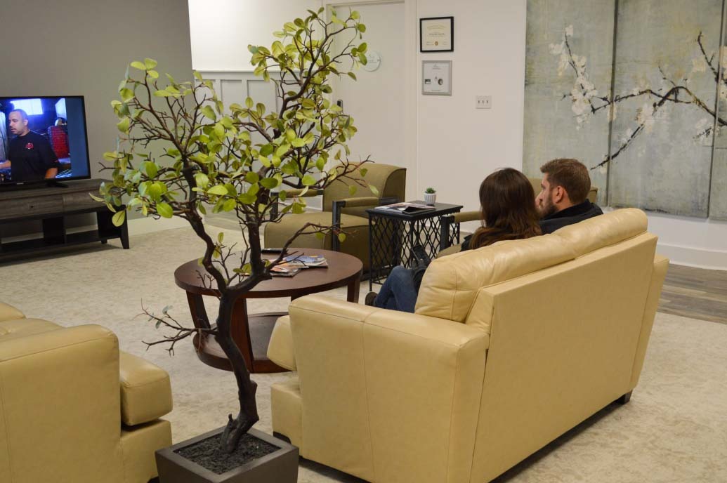 Couple in wait room